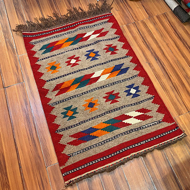 گلیم تمام پشم طبیعی