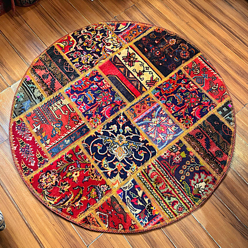 فرش چهل تیکه کلاژ