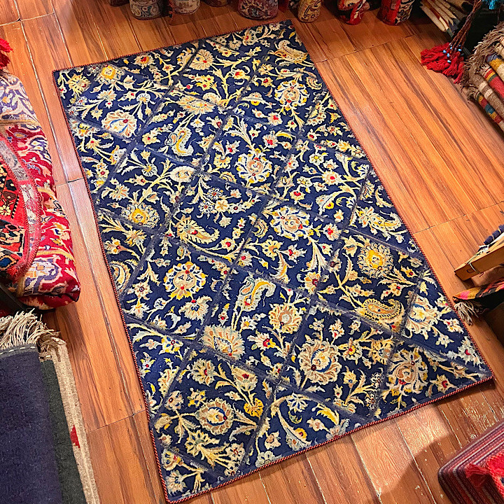 فرش کلاژ دستبافت / گالری هنری مانیار/چهل تیکه