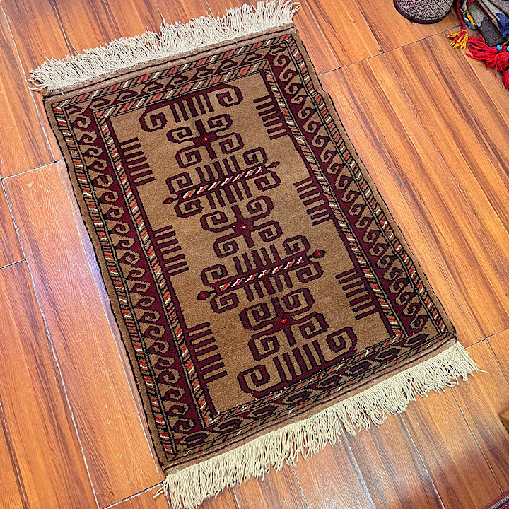 فرش دستبافت ترکمن کد 49455