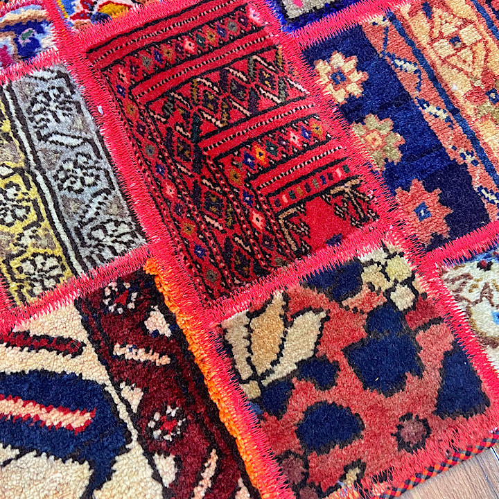 پادری فرش چهل تیکه کلاژ کد 106