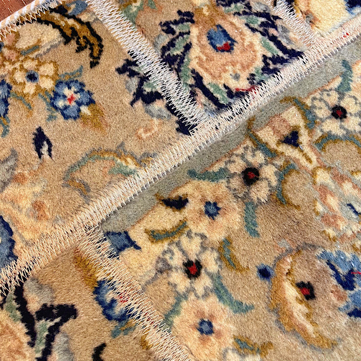 پادری نیم دایره فرش چهل تیکه کلاژ کد ۹۰۵