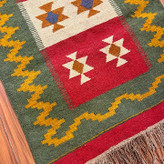 گلیم دورو دستبافت پشمی