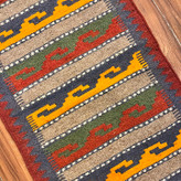 گلیم دورو دستبافت پشمی