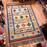 گلیم دستبافت دوروبافت