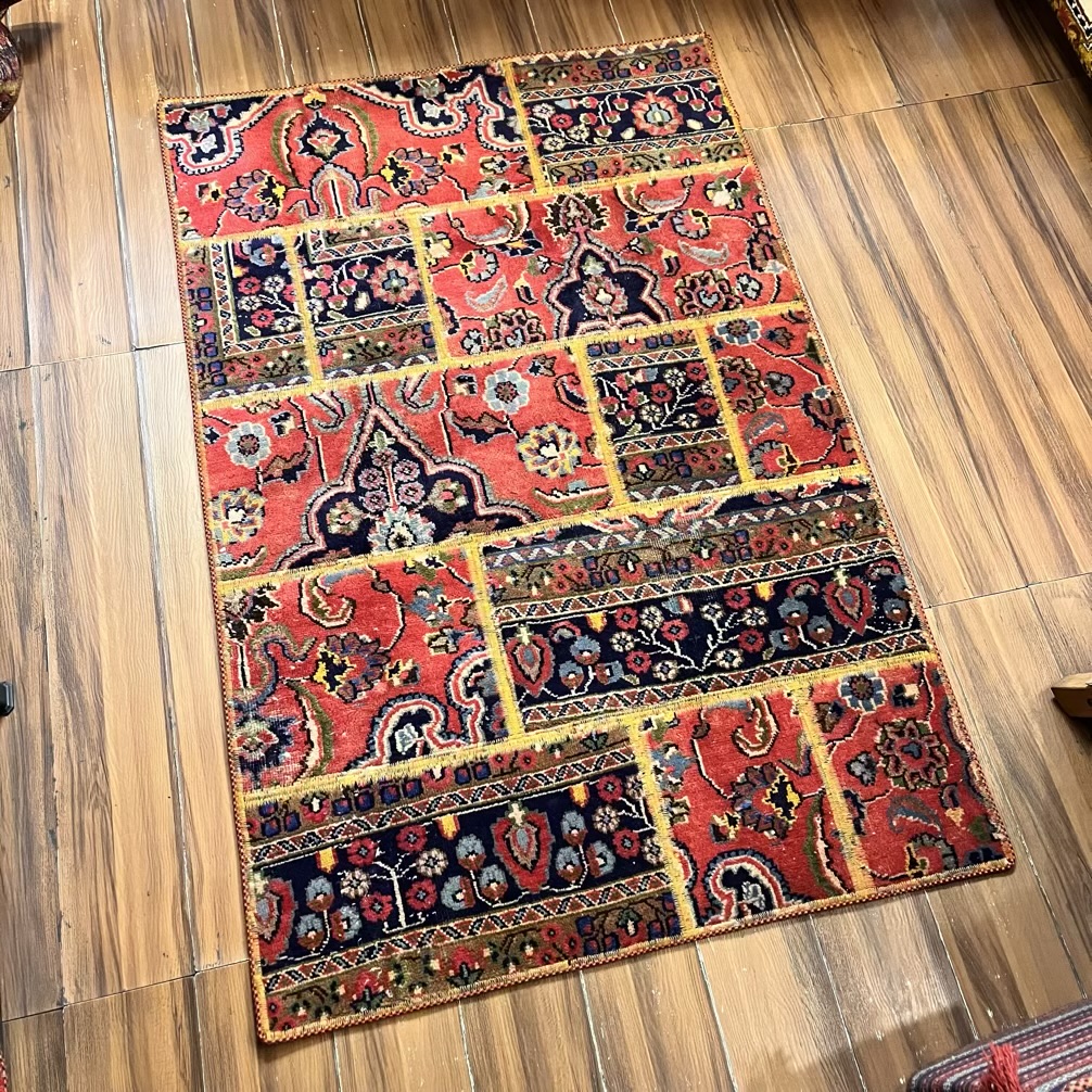 فرش چهل تیکه کلاژ