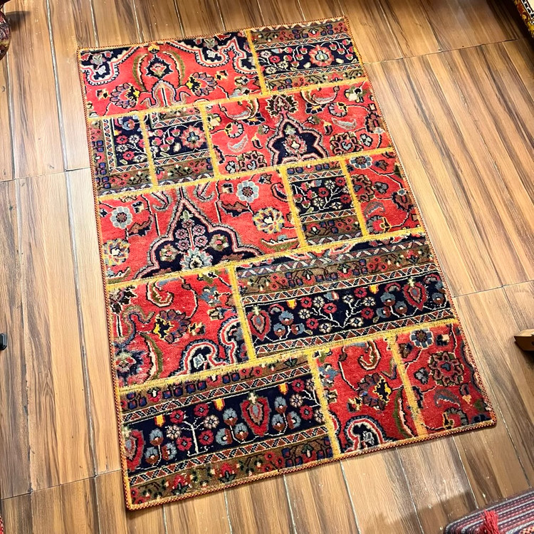 فرش چهل تیکه کلاژ
