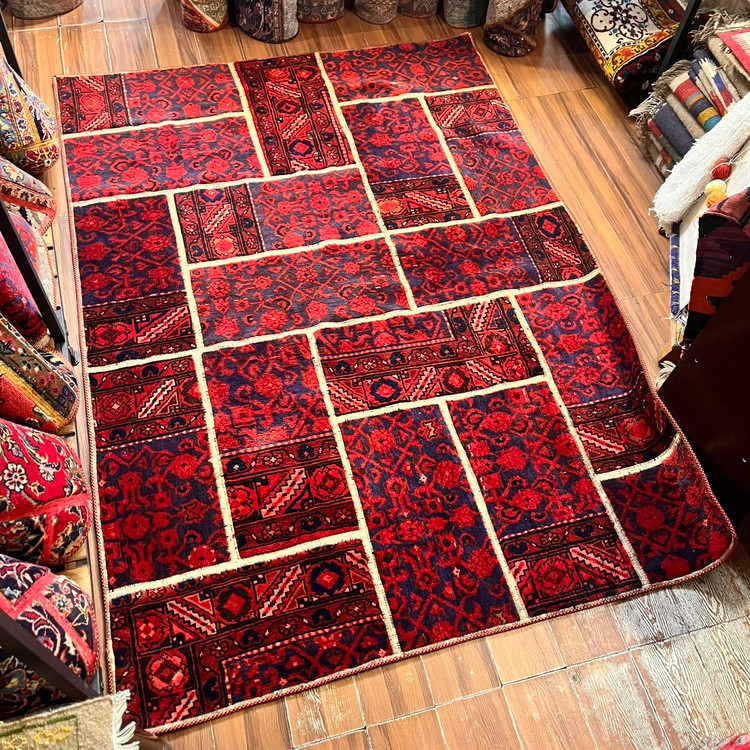 فرش چهل تیکه کلاژ