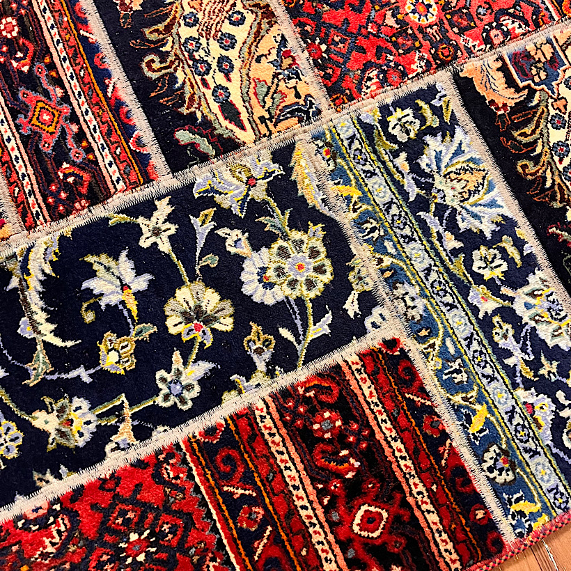 فرش چهل تیکه کلاژ