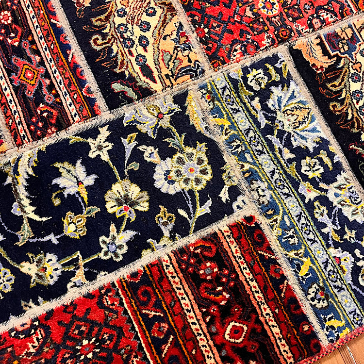 فرش چهل تیکه کلاژ