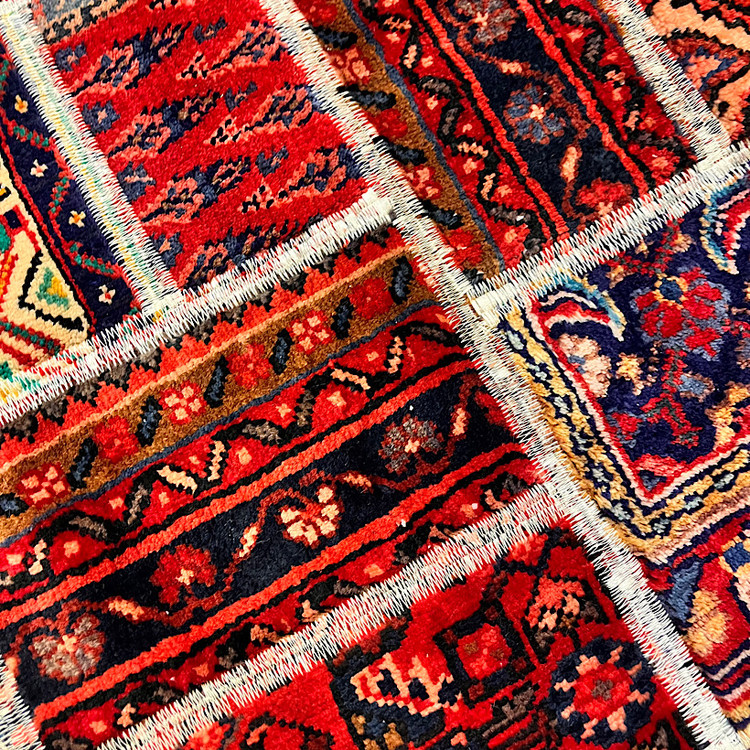 پادری فرش چهل تیکه کلاژ کد 1094