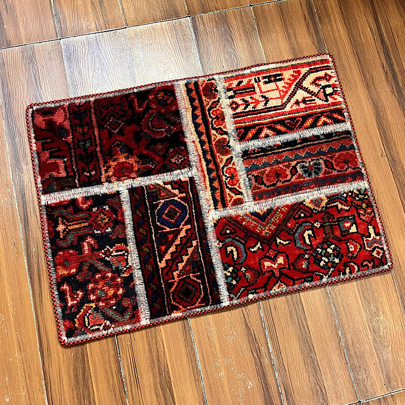 پادری  فرش چهل تیکه کلاژ کد 1093