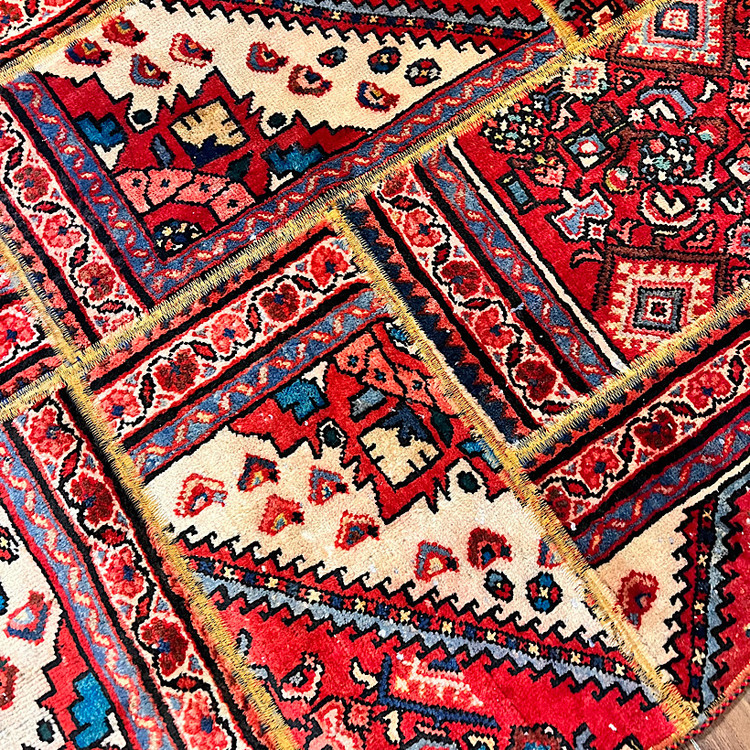 فرش چهل تیکه کلاژ