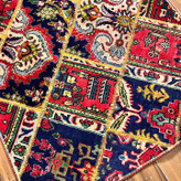 فرش چهل تیکه کلاژ ذرع و نیم