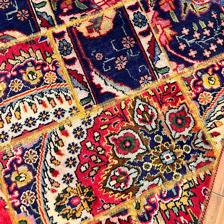 فرش دستبافت چهل تکه کلاژ کد 3061