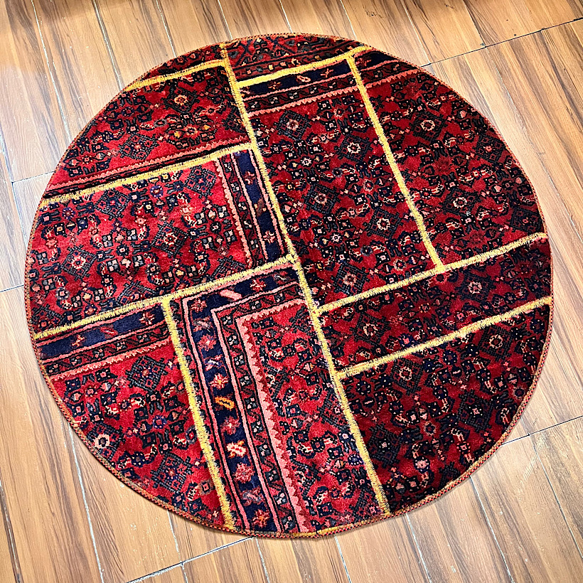 فرش دستبافت کلاژ چهلتیکه