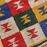 گلیم دستبافت پشمی دورو بافت