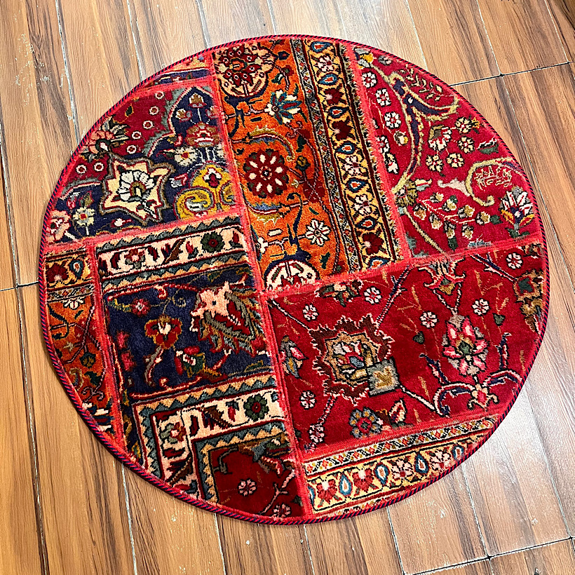 فرش چهلتیکه دستبافت کلاژ