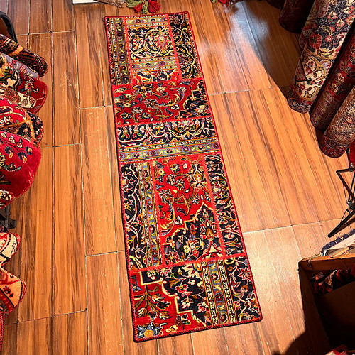 فرش چهل تیکه کناره کلاژ