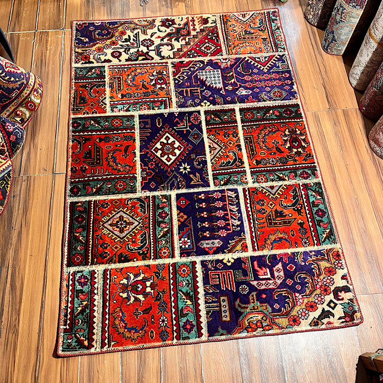 فرش چهلتیکه کلاژ دستبافت