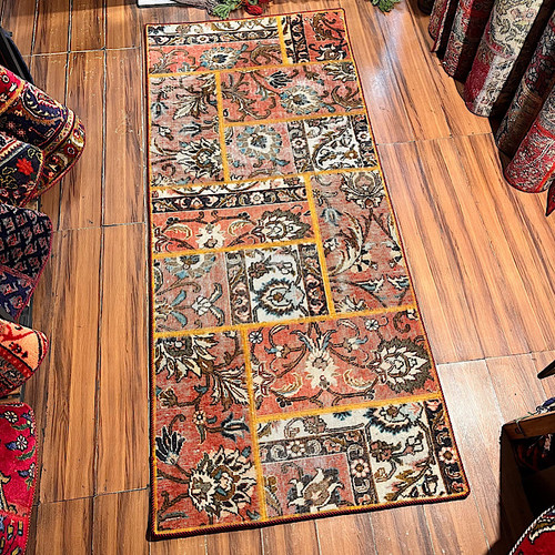 فرش چهلتیکه کلاژ وینتیج