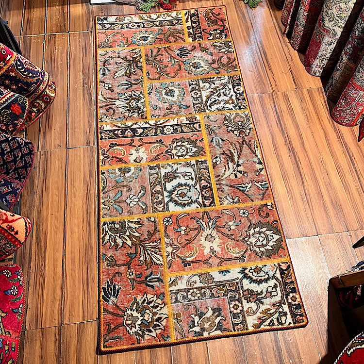 فرش چهلتیکه کلاژ وینتیج