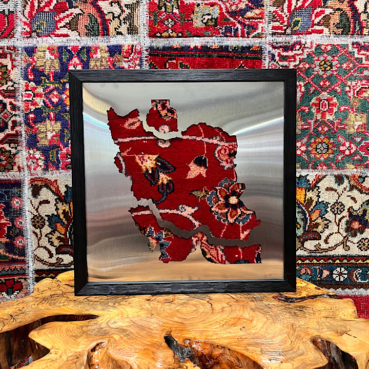 تابلو فرش نقشه ایران