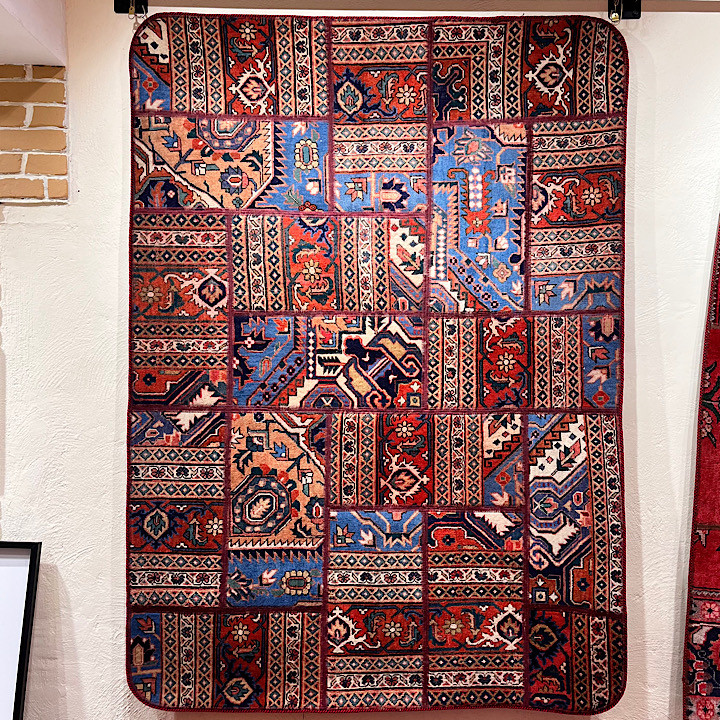 کلاژ فرش دستبافت سه متری مدل چهل تکه کد 1564